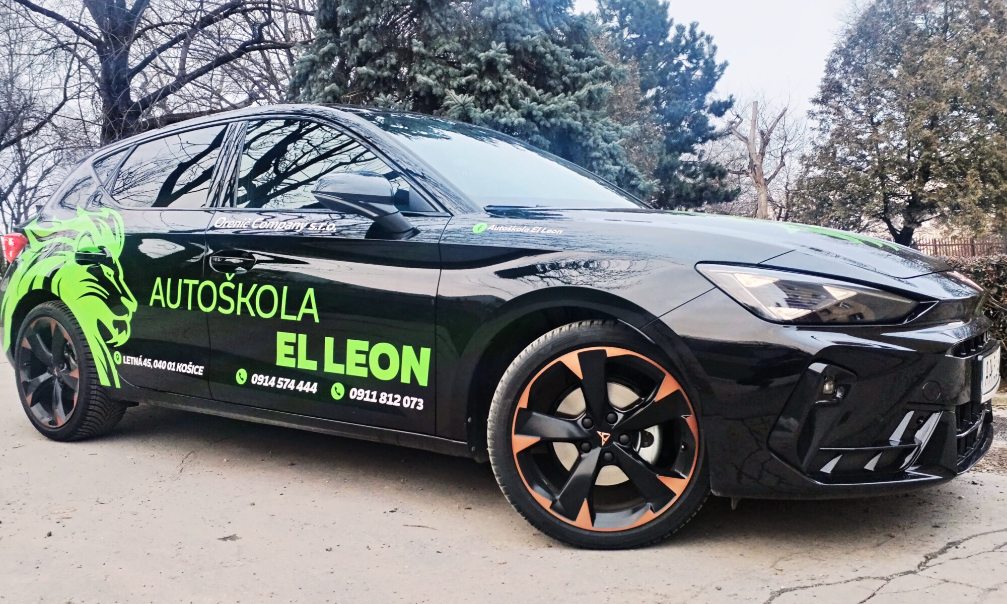 Výcvikové vozidlo Cupra Leon - vodičák v Košiciach v AUTOŠKOLE EL LEON